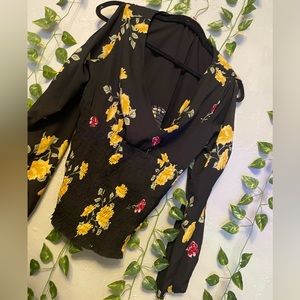 Indulge InStyle Floral V-Neck Top